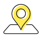 Ícone representando localização dos pedidos